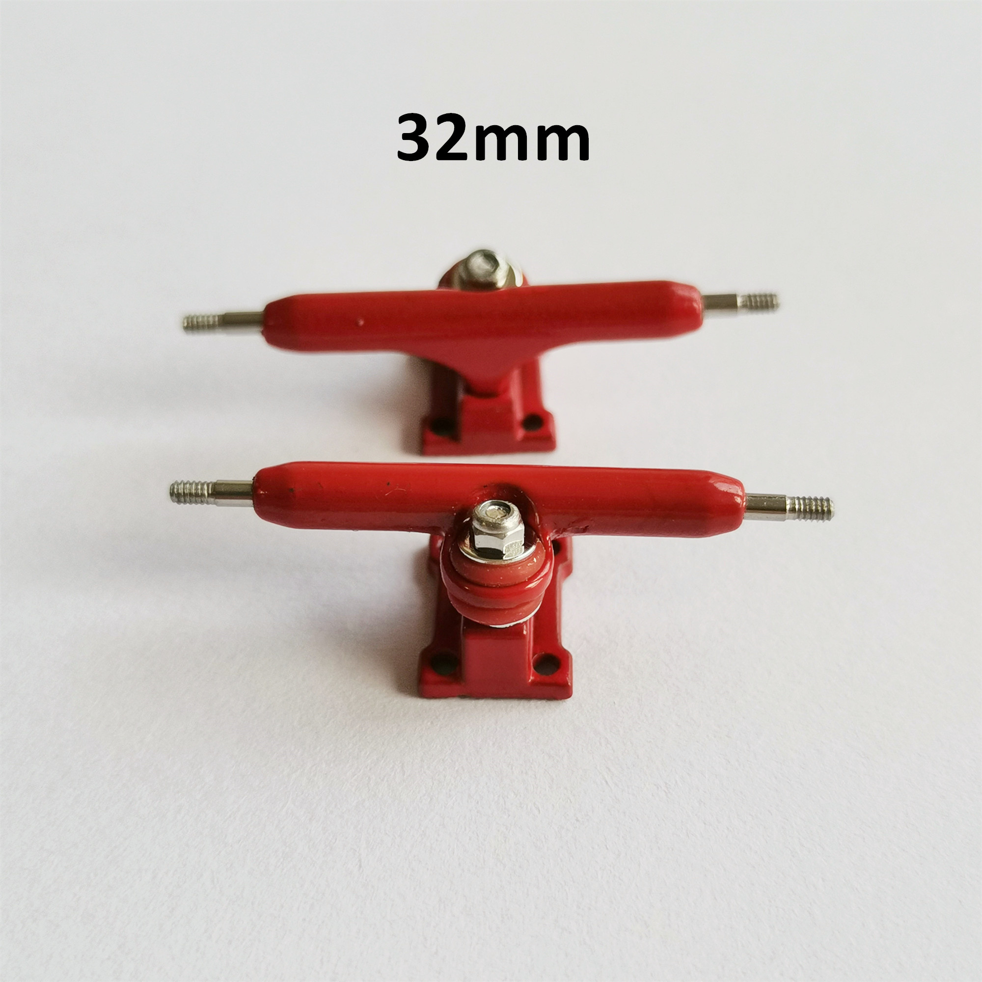 Camión de un solo eje con diapasón de 34mm y 32mm para patineta de dedo, Mini monopatín, juguetes para niños: Multicolor
