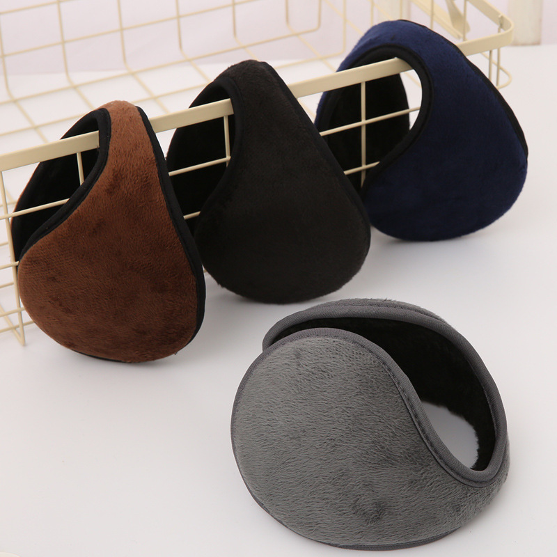 Winter Unisex Men and Women Fleece Warmer Earmuff Warm Plush Cloth Ear Muffs Soft Earmuffs Men's Winter Ear Cover Protector