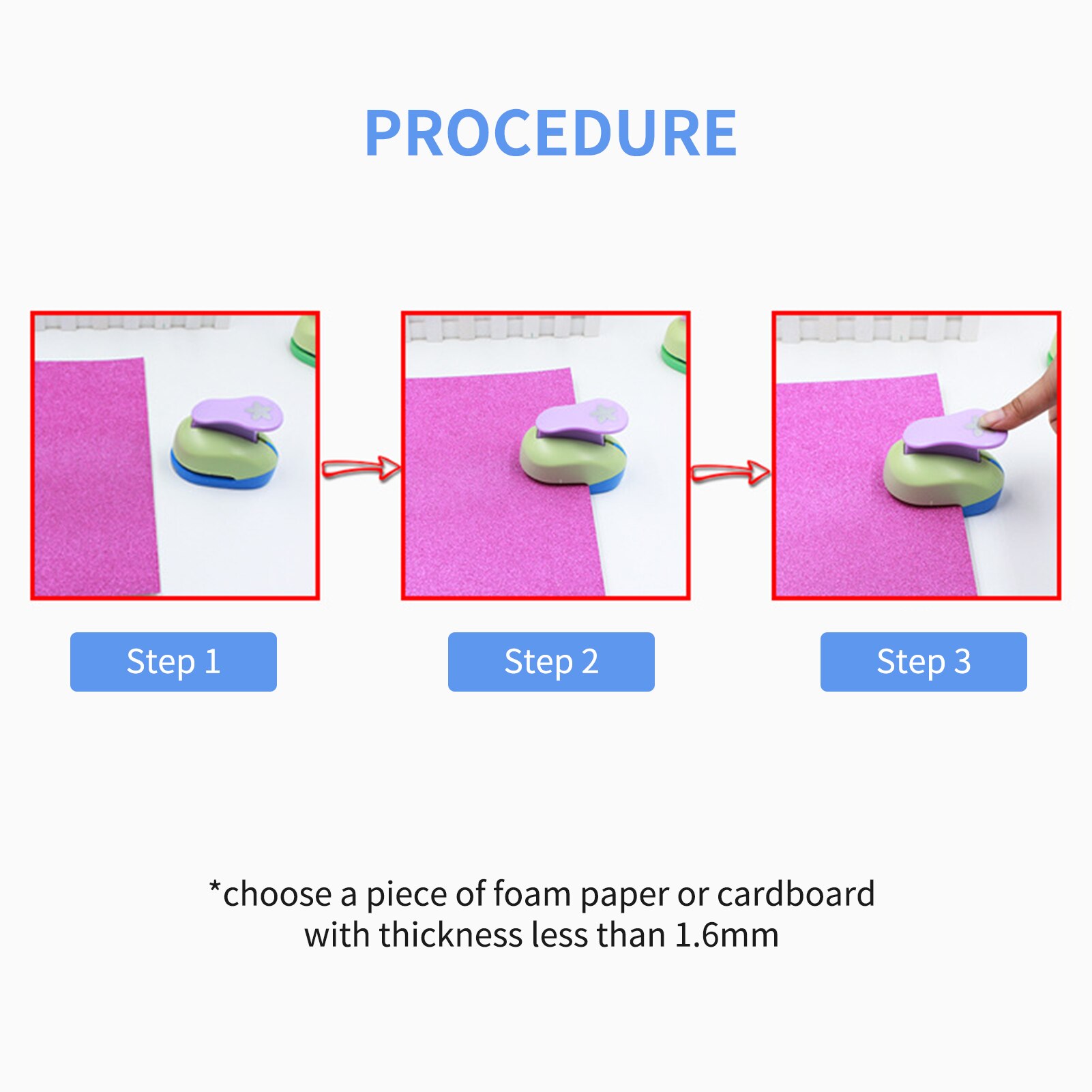 Craft Hole Circle Punch Handmade Scrapbook Paper Puncher Different Size of Scrapbooking Punches Crafting Designs Office Supplies