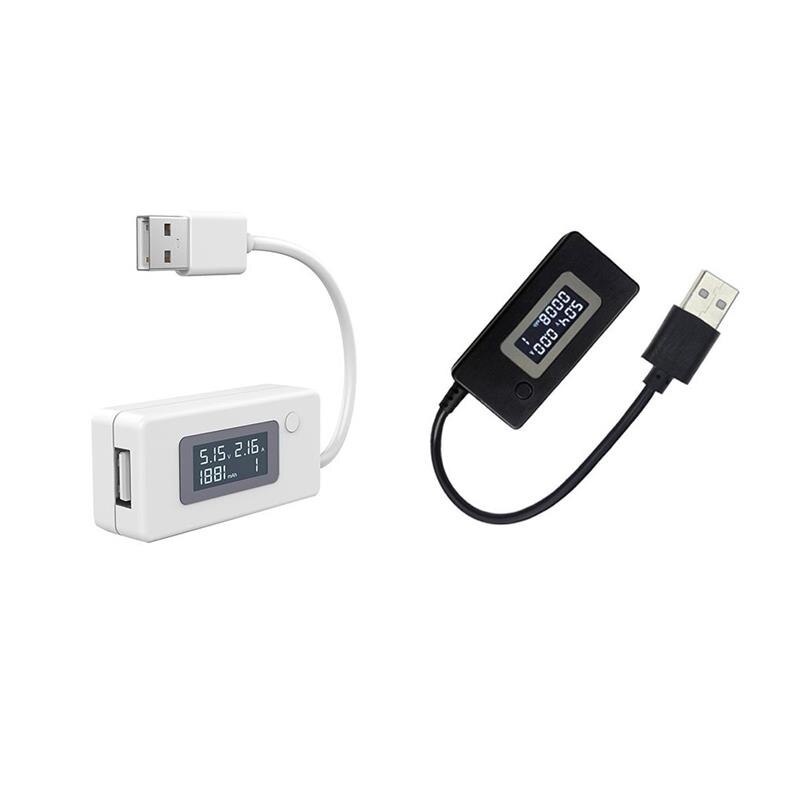 LCD Display USB Voltage/Amps Power Meter Tester Multimeter Test Speed of Chargers Cables Capacity of Power Banks