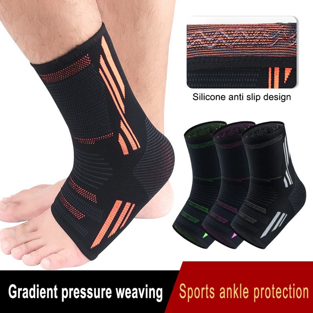 Foot Protection Injury Recovery for Hiking Sport Ankle Compression Sleeve Relieves Joint Pain Sock with Foot Arch Support