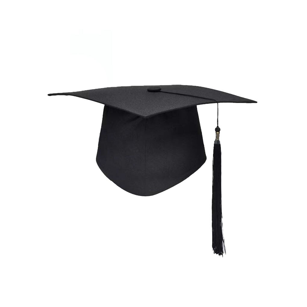 School Afstuderen Partij Kwasten Cap Baret University Bachelors Master Arts Academische Hoed Zwarte Mortel Board