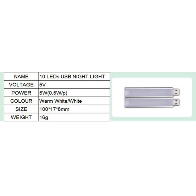 Usb led bog lys bærbar 24 led nat lys camping pære lampe skrivebord bog læse lampe camping pære til mobil oplader laptop