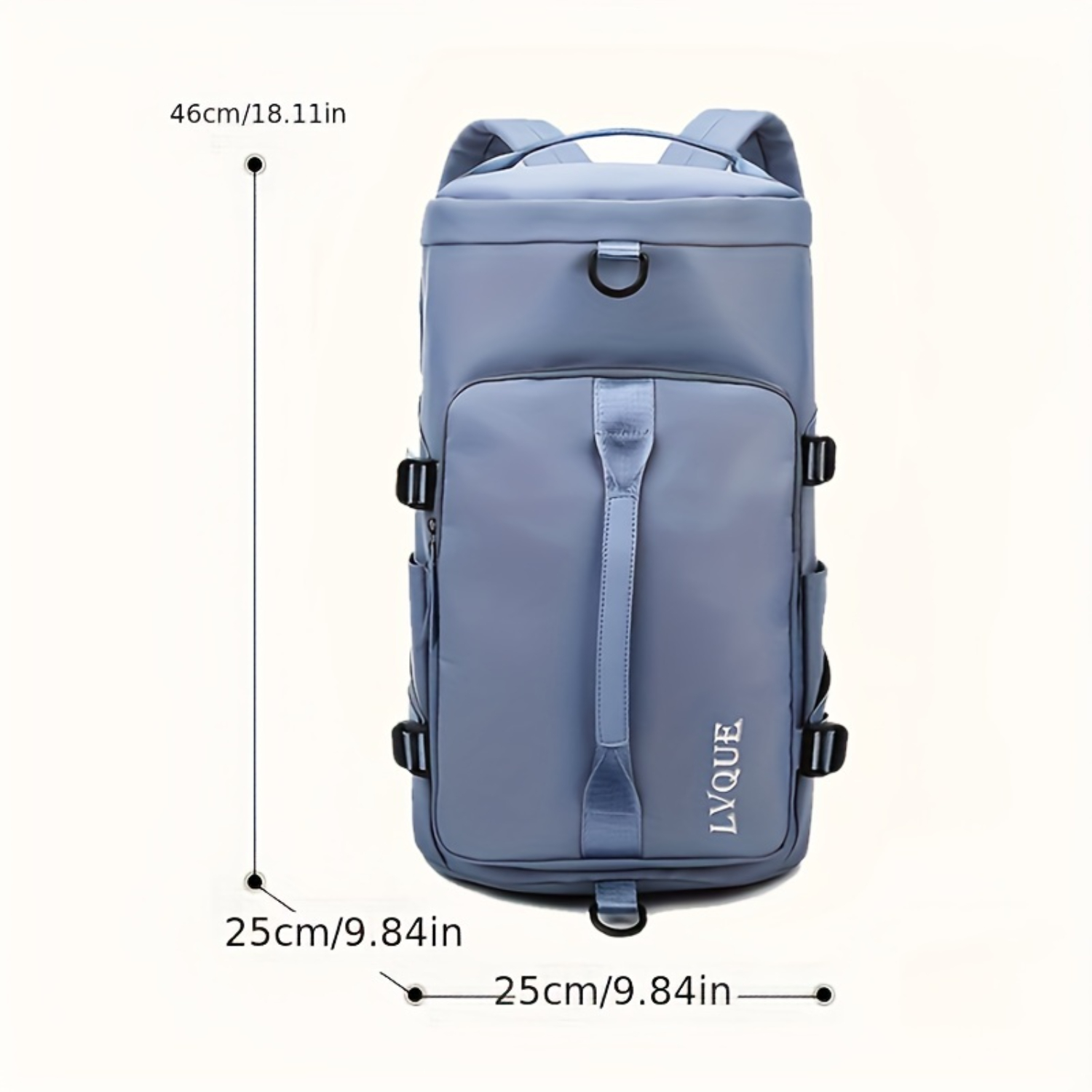 Waterproof Sports Travel Bag – High-Capacity, Multifunctional with Wet/Dry Separation, Utility Pocket for Fitness & High Schoo: black color