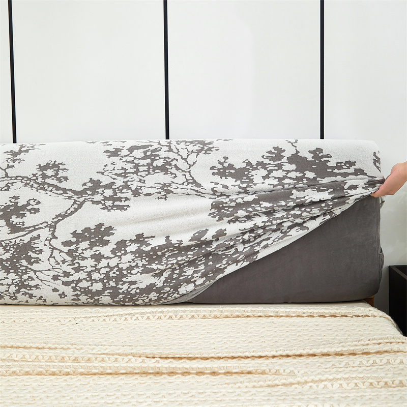 Dikker Jacquard Hoofdeinde Cover Anti-vuile Stretch Zachte Bed Head Covers Licht Luxe Bed Terug Protector Covers Home Hotel decor