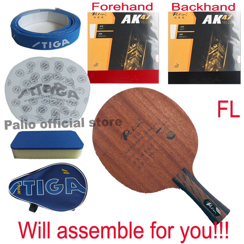 Palio officiële T-3 T3 tafeltennis blade carbon blade snelle aanval met lus bevestigd blad palio blade racket ping pong: FL assemble