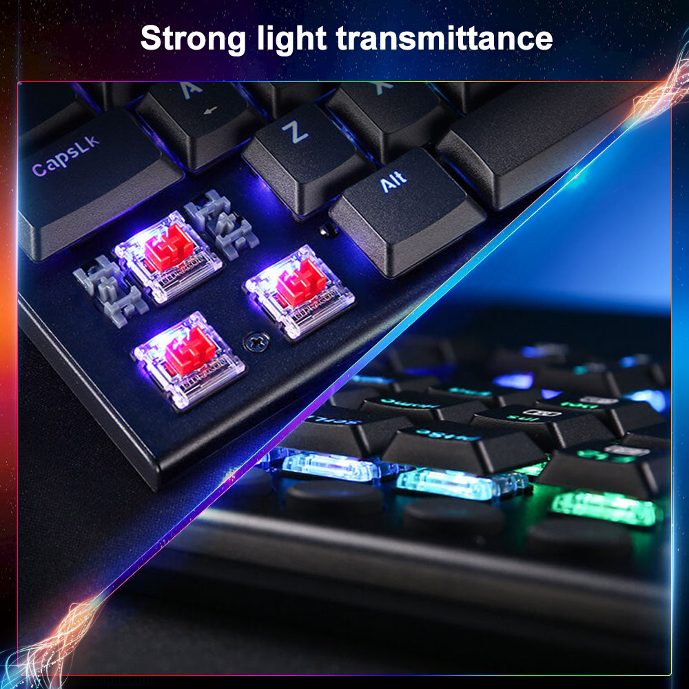 REDRAGON SMD RGB MX niski profil 5.5 przełącznik 3Pin Clicky liniowe dotykowy cichy mechaniczne klawiatury czerwony czarny niebieski brązowy przełącznik