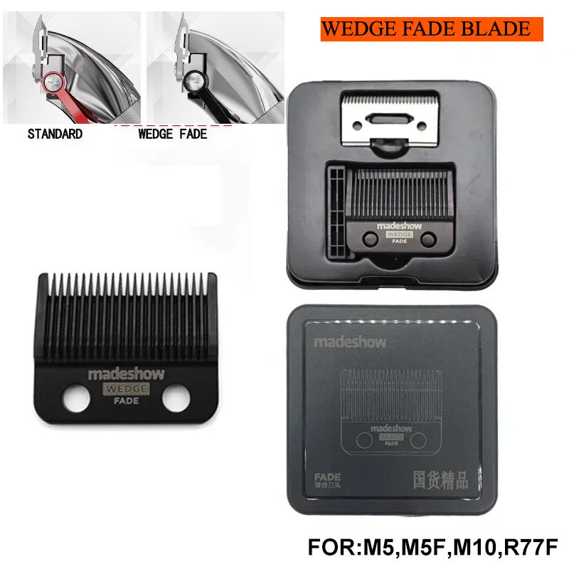 Madeshow M50 Origineel vervangend mes, V-Power FADE Blade Clipper Professionele trimmer Scheerapparaat Snijmes Hoofdaccessoires