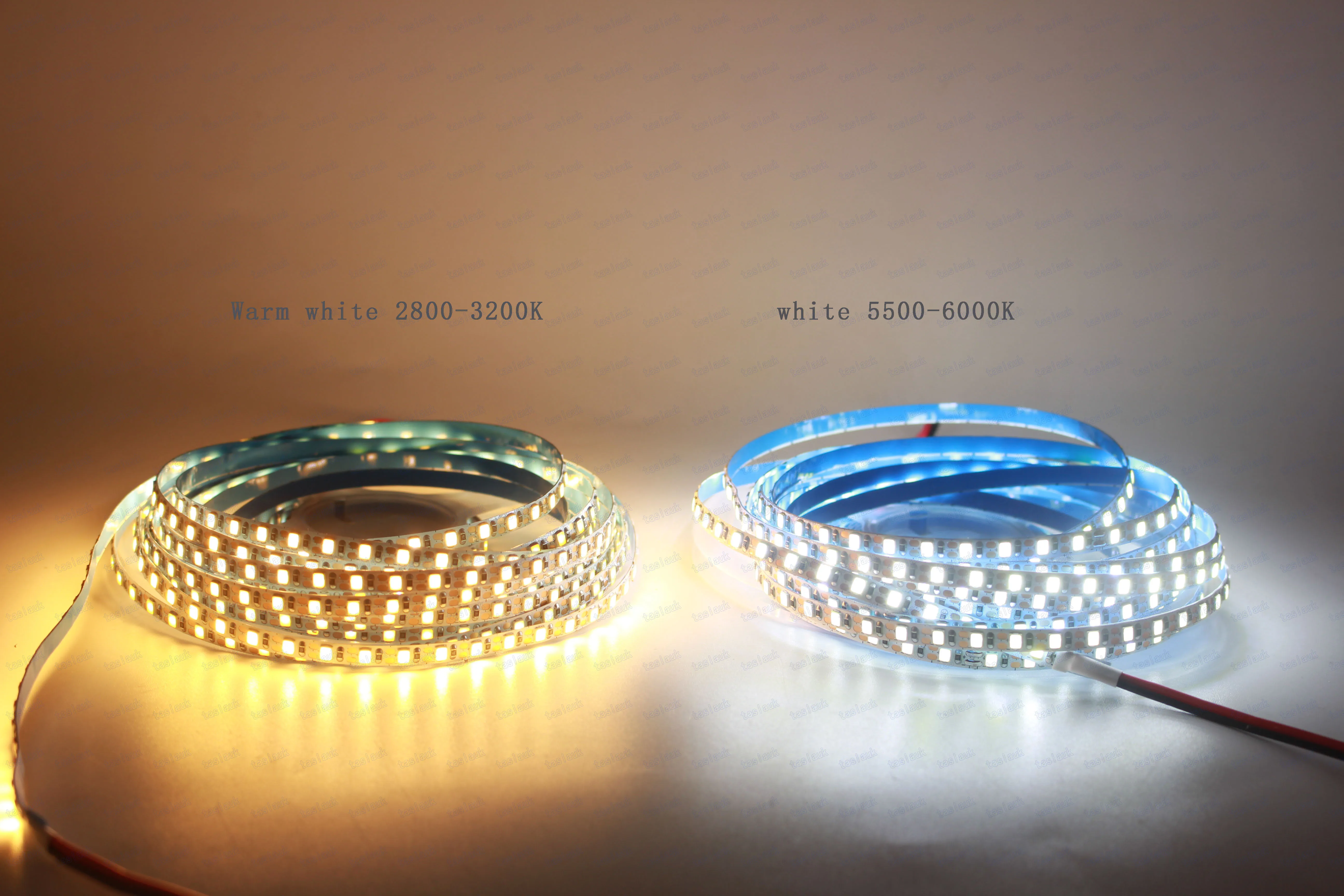 5V 12v 24v 2835 tira de LED 4mm 5mm 8mm PCB 120LEDs 120LEDs/M DC5 12V luz LED Flexible blanco cálido/blanco NW 5 m/lote