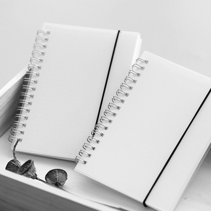 1pc Hard Cover Dot Notebook Bandage Weekly Planner Agenda Organizer School Office Supplies Students Sketchbook material escolar