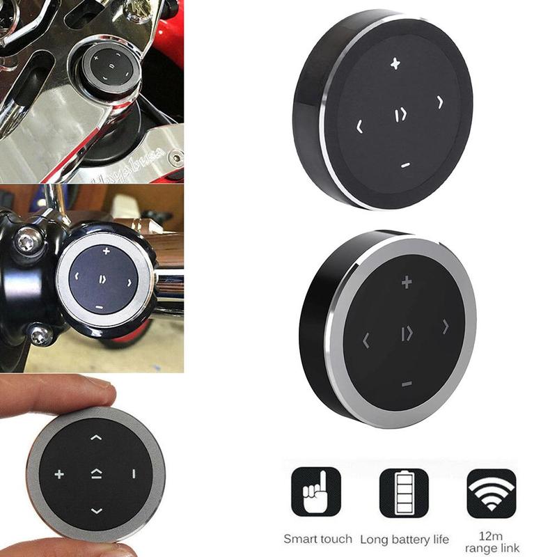 1pcs Car Wireless Bluetooth 3.0 Receiver Controller Bluetooth Media Control Button Car Steering Wheel Remote Controller Receiver
