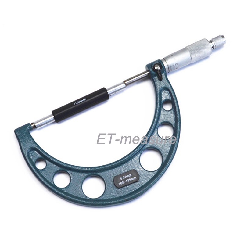 Buiten Spiral Micrometer 0-25 Mm/25-50 Mm/50-75 Mm/75- 100 Mm 100-125mmAccuracy 0.01 Mm Gauge Schuifmaat Meetinstrumenten