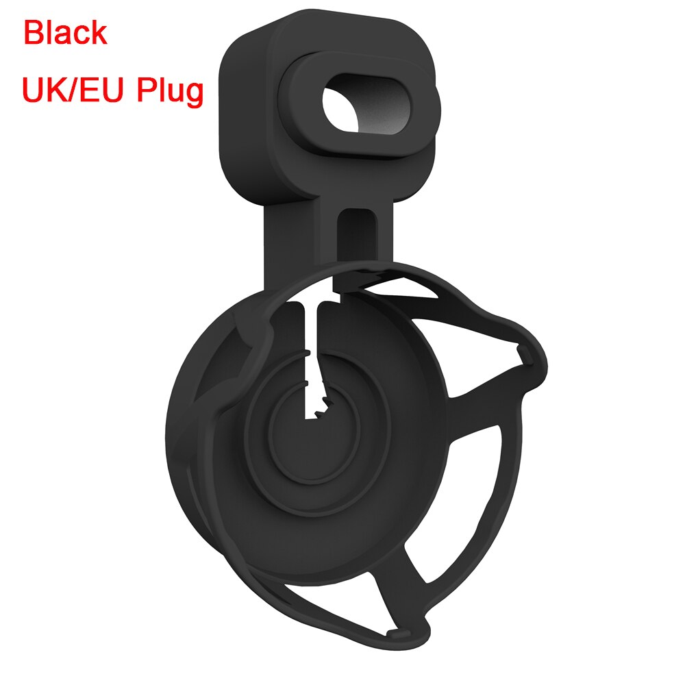 Wall Mount Stand Hanger Smart Speaker Outlet Houder Ruimtebesparend Beugel Kabel Hanger Holder Voor Apple Home Pod Mini Geen schroeven: black	UK EU Plug