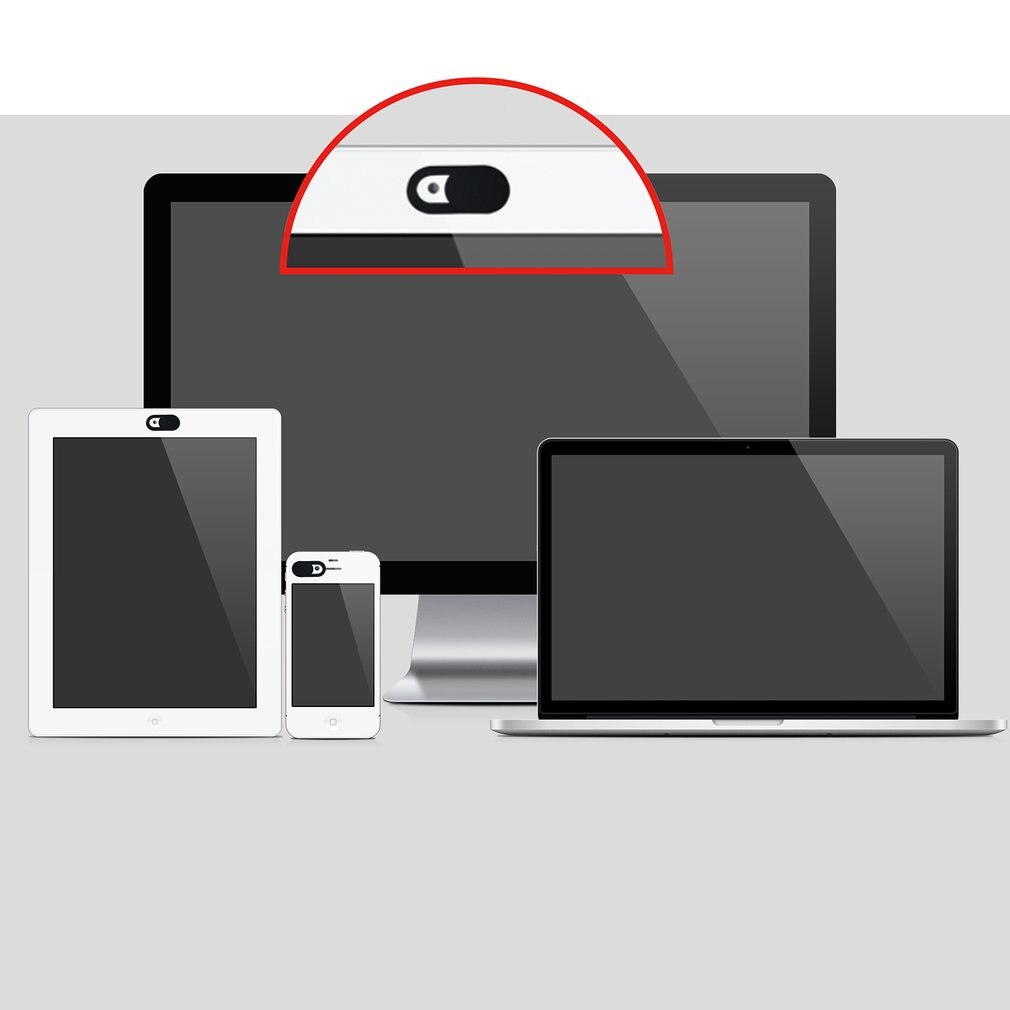 1Pcs Draagbare Size Webcam Cover Sluiter Magneet Slider Plastic Camera Cover Voor Web Laptop Voor Pc Tablet Privacy