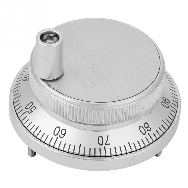 5V 60mm diameter CNC Handwheel 4 Terminal Manual Pulse Generator CNC Electronic Handwheel with Handle