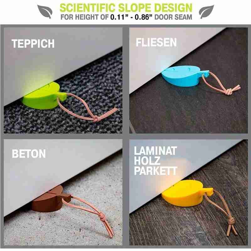 Leaves Silicone Rubber Door Stop Stoppers Door Block Children Anti-Folder Hand Security Door Card Hanging Door Stop