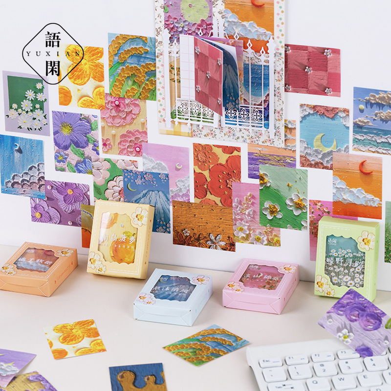 60pcs/lot Kawaii Stationery Stickers RainbowPlanner Decorative Mobile Stickers Scrapbooking DIY Craft stickers