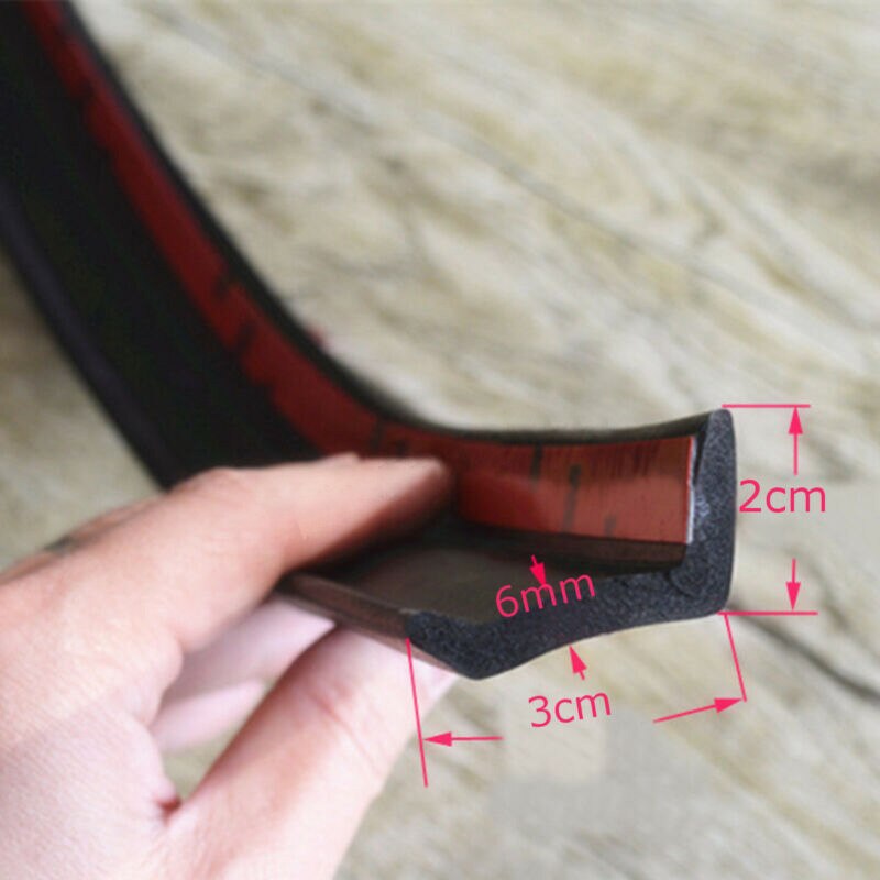 2M Afdichting Rubber Strip Elektrische Flap Garagedeur Strip Garage Slijtvastheid Hittebestendigheid Deur Side Seal Rubber strip