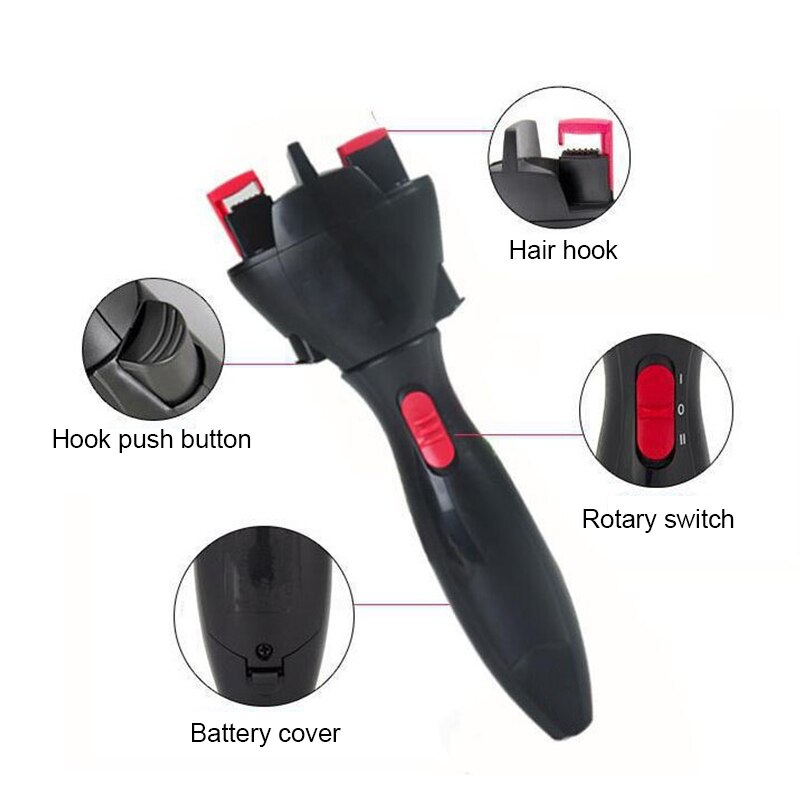automatique cheveux Braider cheveux rapide style noueur intelligent électrique tresse Machine torsion tressé outil de bouclage