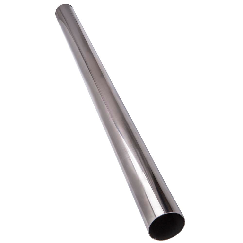 Universal 3" /76mm Outside Diameter Exhaust Pipe Tube Straight Length 4 Feet