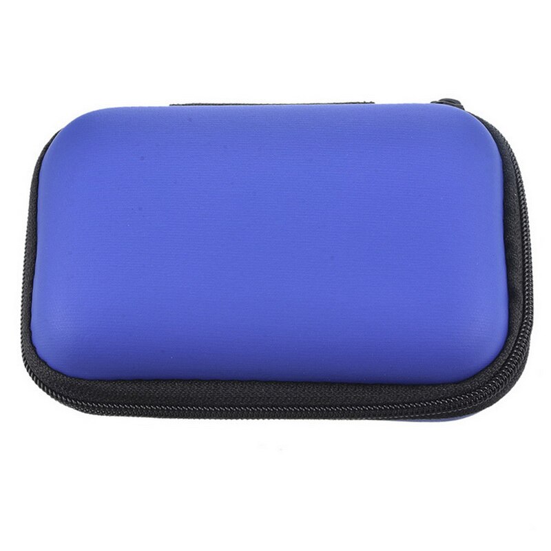 Multi-grid Earphone Case Storage Bag Organizer Polyester Data Cable Travel Storage Bags Power Bank Bag Multifunction: 12x8x4cm purple