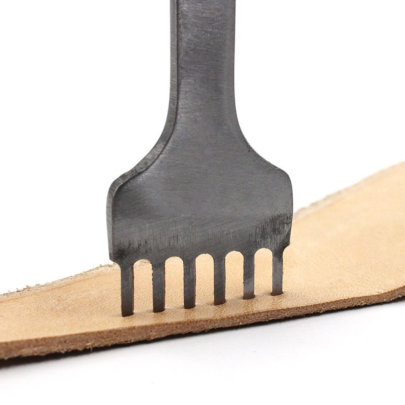 DIY Leather Craft Tools 3/4/5/6mm Spacing Punch Tool For Leather Hole Punches Tool Lacing Stitching Sewing