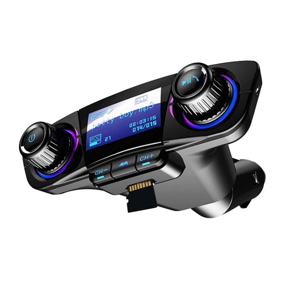 Auto Mp3 Speler Bluetooth Draadloze Fm-zender Handsfree Radio Music Player Usb Mp3 Auto Fm Lcd Display Auto 'S: Default Title