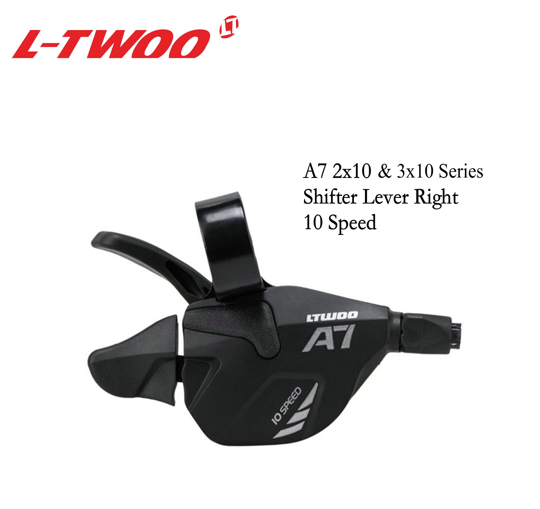 Ltwoo A7 Ltwoo Groepset 2X10 3X10 Snelheid 30S 20S Trigger Shifter Lever Voor Mtb Mountainbike Cassette 1146 t/50 T, x9X7 Onderdelen: Shifter Right 10 SP