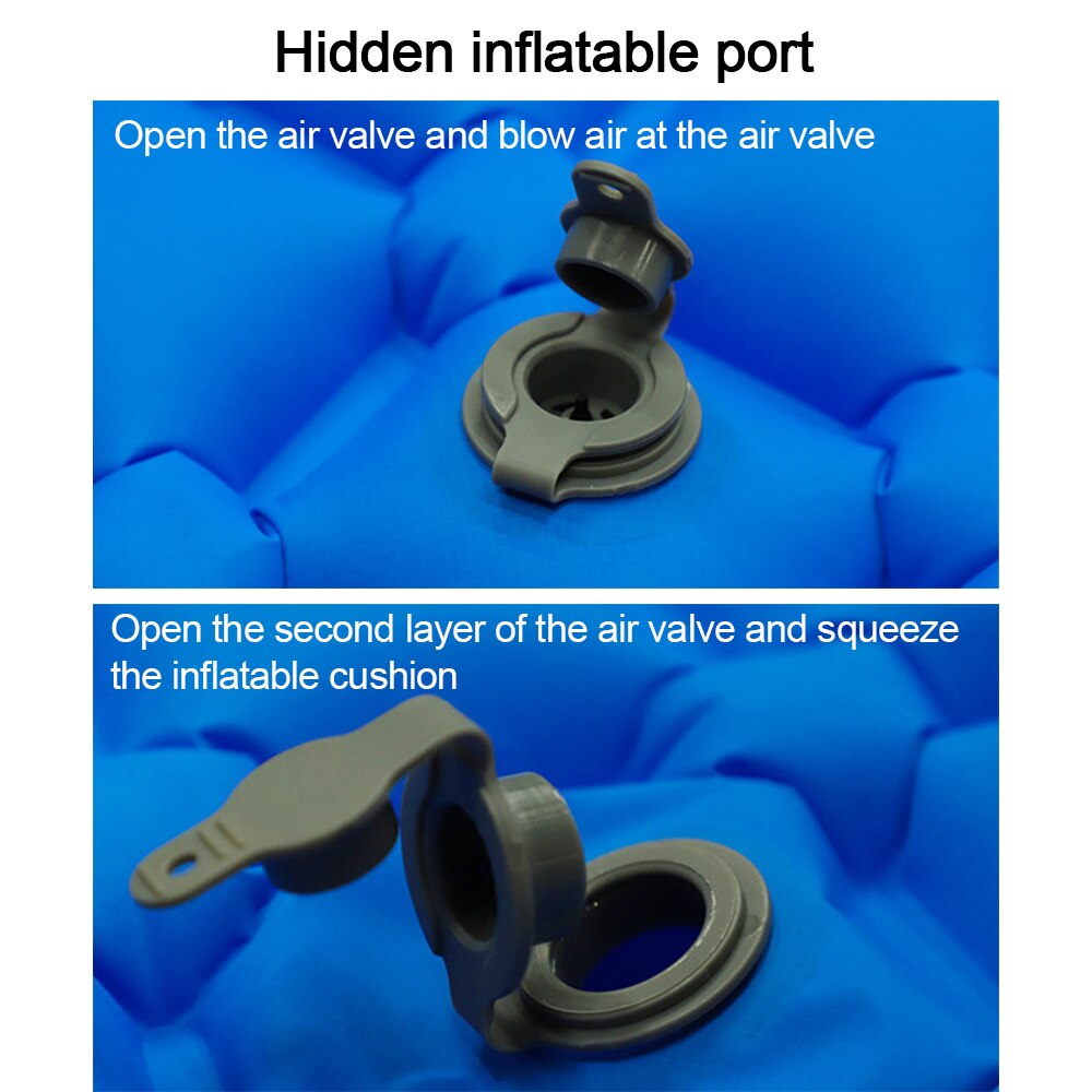 Inflatable Camping Mat Ultralight Sleeping Pad Air Mattresses Portable Outdoor Travel Folding Cushion Bed for Hiking Trekking