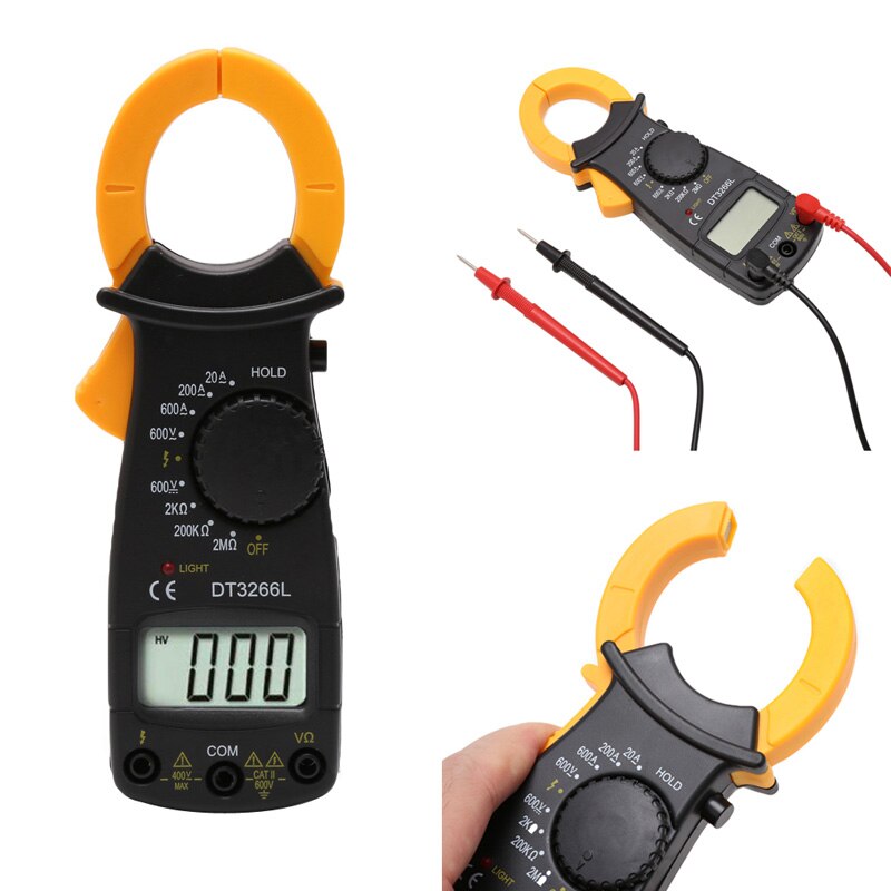 Digital Clamp Meter Multimeter Voltage Current Tongs Resistance Tester Electronic Multitestre Medidor Multimetre Tools