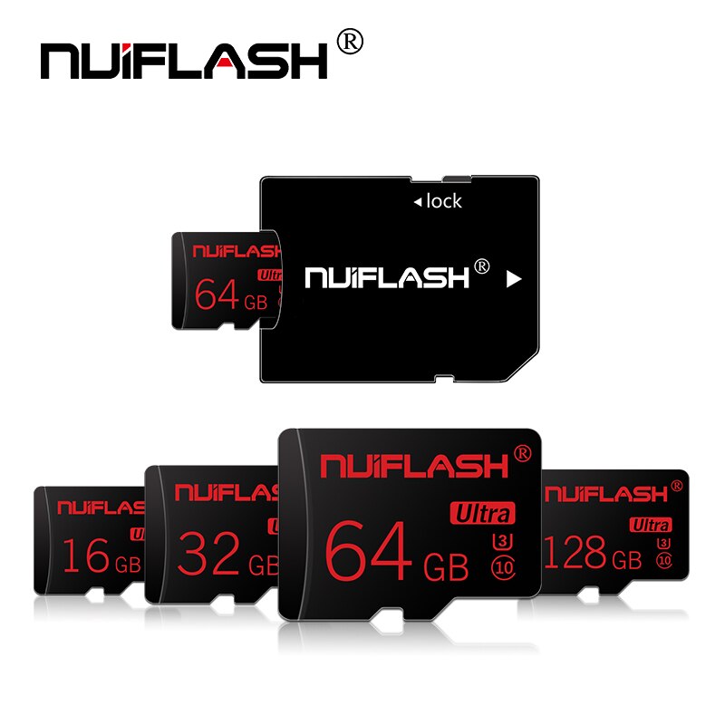 Tarjeta de memoria microSD de alta velocidad, tarjeta flash TF de 256GB de 128gb, 64gb, 32gb, 16gb, 8gb para teléfono/tableta