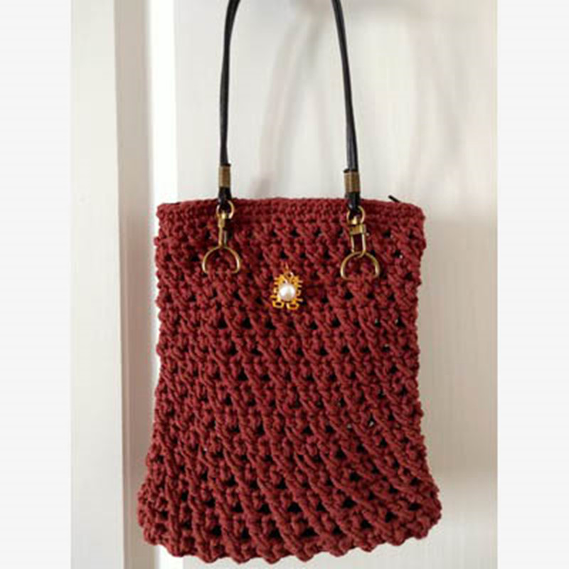 Hilo de algodón grueso de estilo japonés respetuoso con el medio ambiente, 50g, antipelusas, alta tenacidad para ganchillo a mano, bolso, sombrero