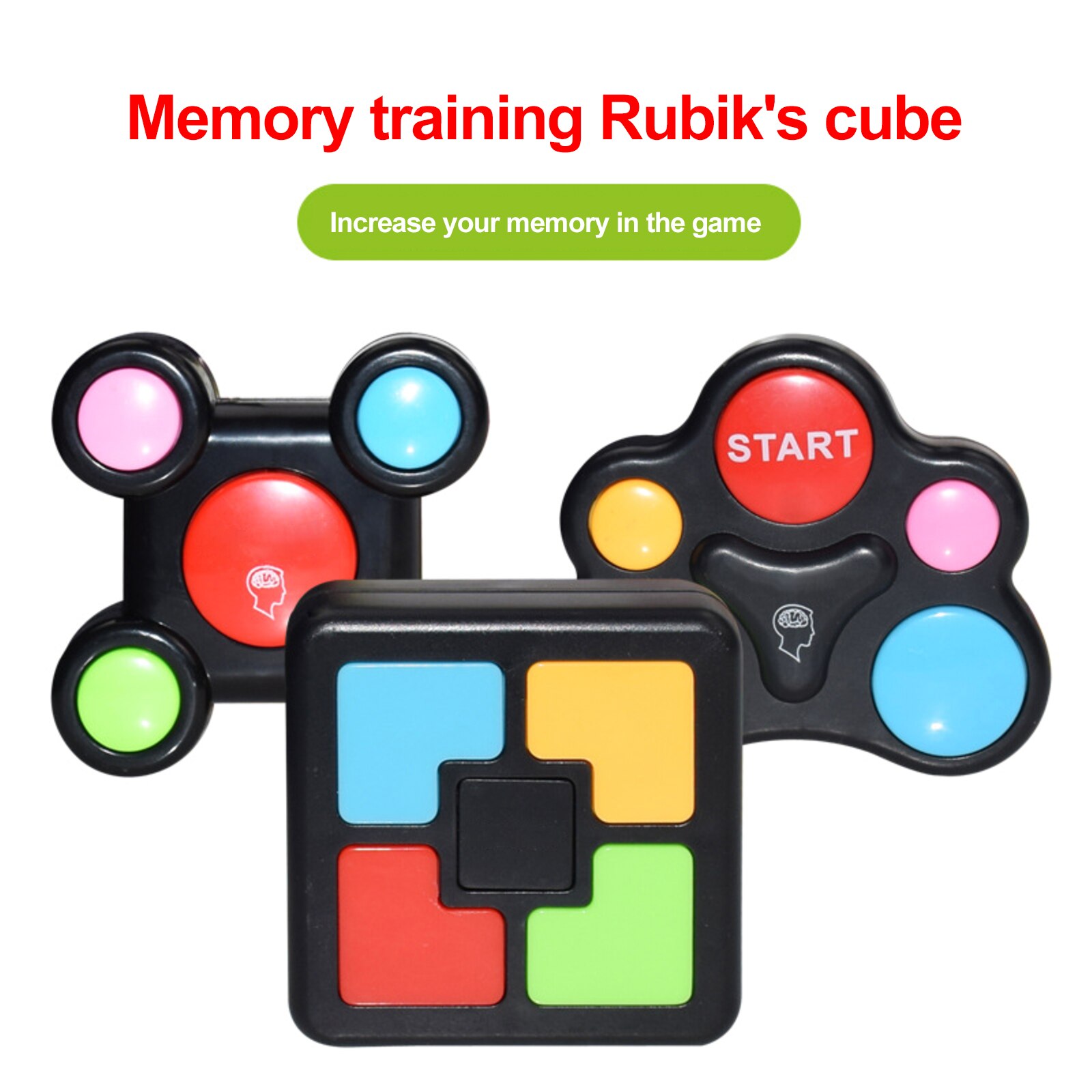 Memory Game Lights And Sounds Repeat My Flashing Souptoys Memory Training Electronic Console Puzzles Anti-Stress Toy