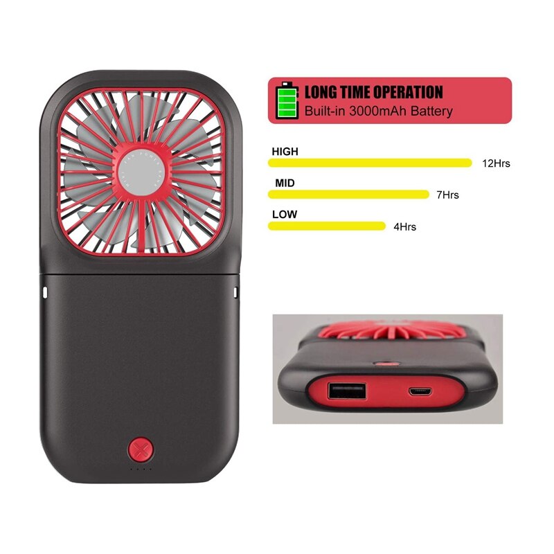 Draagbare Mini Ventilator Usb Oplaadbare Handheld Fan Verstelbare Desktop Fan Luchtkoeler Voor Thuis Bureau Outdoor Reizen