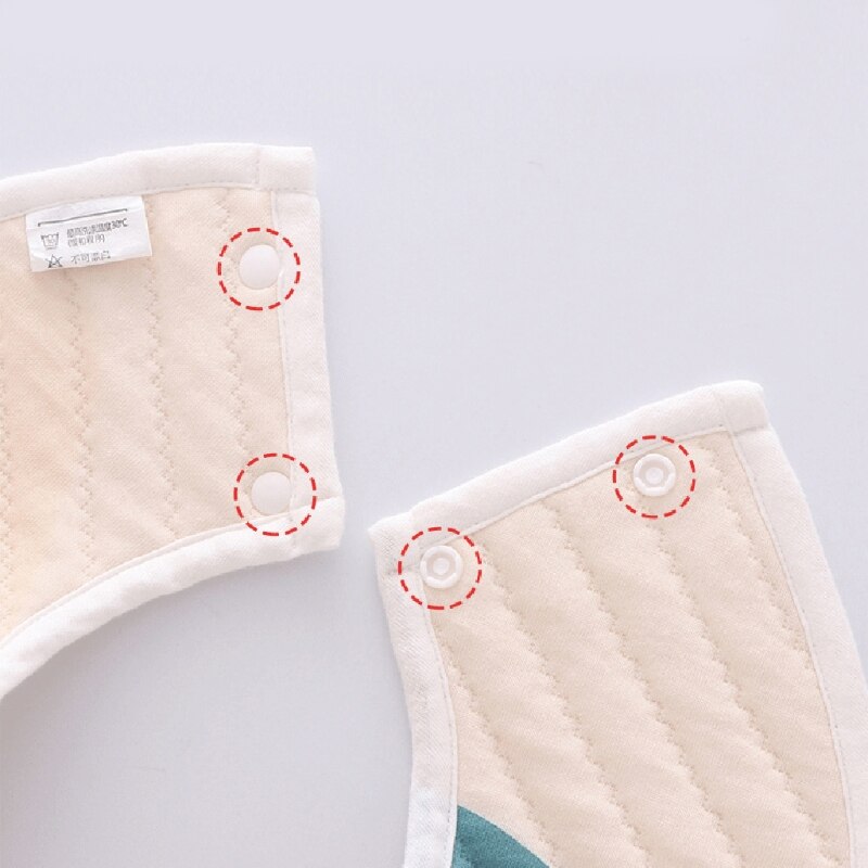 3pcs/lot Newborn Infant Baby Bids Adjustable Boys Girls Soft Breathable Cotton Animal Print Cute Feeding Bibs Baby Boy Stuff