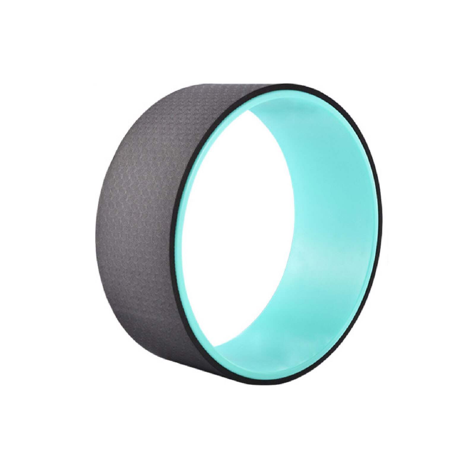 Yoga Wheel 13 inch Yoga Wheel for Back Pain Comfortable Dharma Yoga Prop Wheel Pilates Circle: black