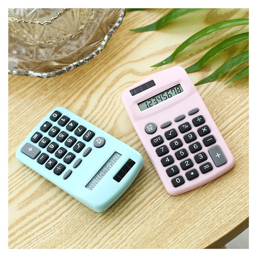 8 Digits Electronic Calculator Large Screen Desktop Calculators Home Office School Calculators Financial Accounting Tools