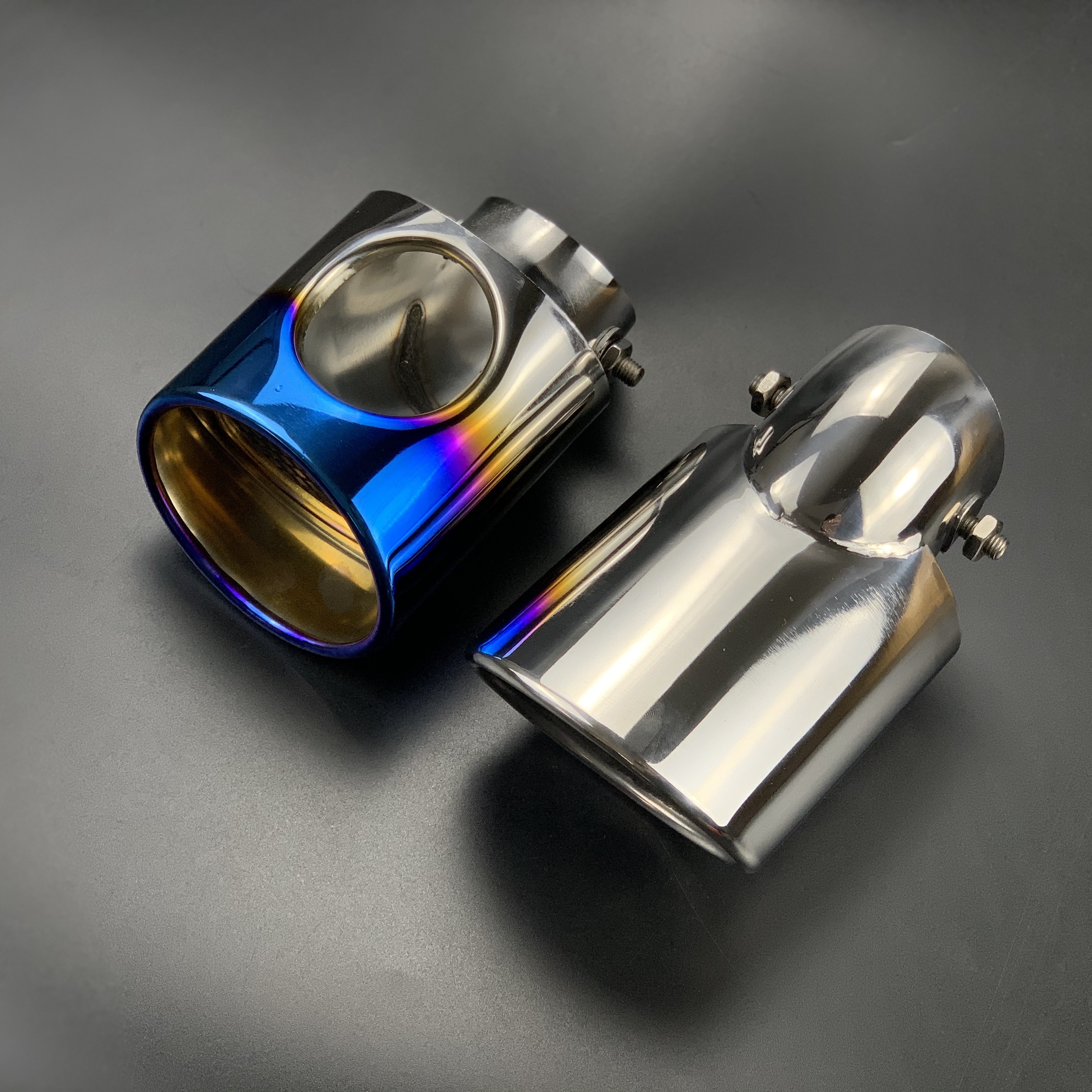 Tubos de escape de estilo de coche, cubierta de sistema de escape trasero para Mitsubishi Outlander , accesorios para automóviles