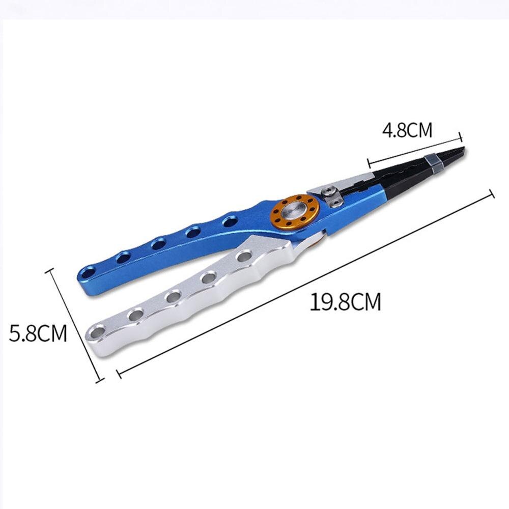 Alicates de pesca, tijera, línea trenzada, cortador de señuelos, removedor de anzuelos, herramienta para cortar pescado, pinzas, tijeras, alicates de pesca, 7 colores