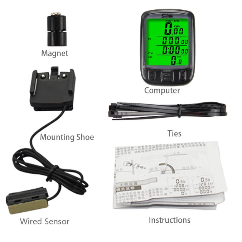 Bluetooth Bicycle Speedometer Backlight Bicycle Computer Wireless Wired Igpsport ANT+ Ciclismo Waterproof Gps Bike MTB Cycling: wired computer