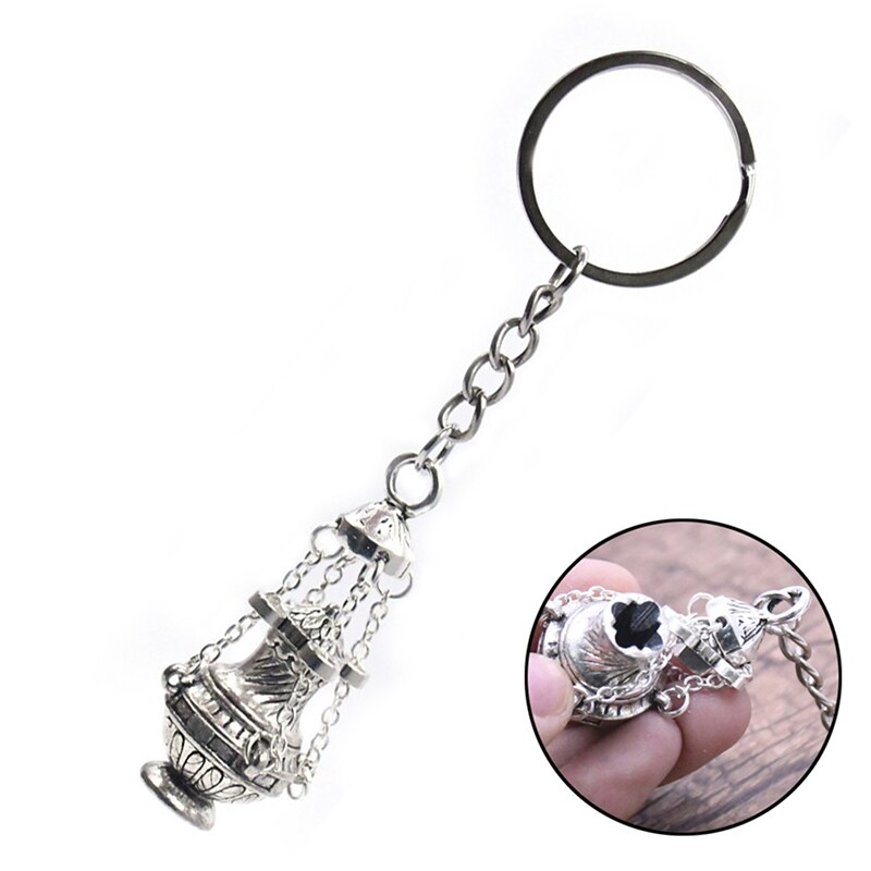 Christelijke Wierookbrander Sleutelhanger Religieuze Sleutelhanger Sieraden Zak Auto Hanger Keyfob Souvenirs