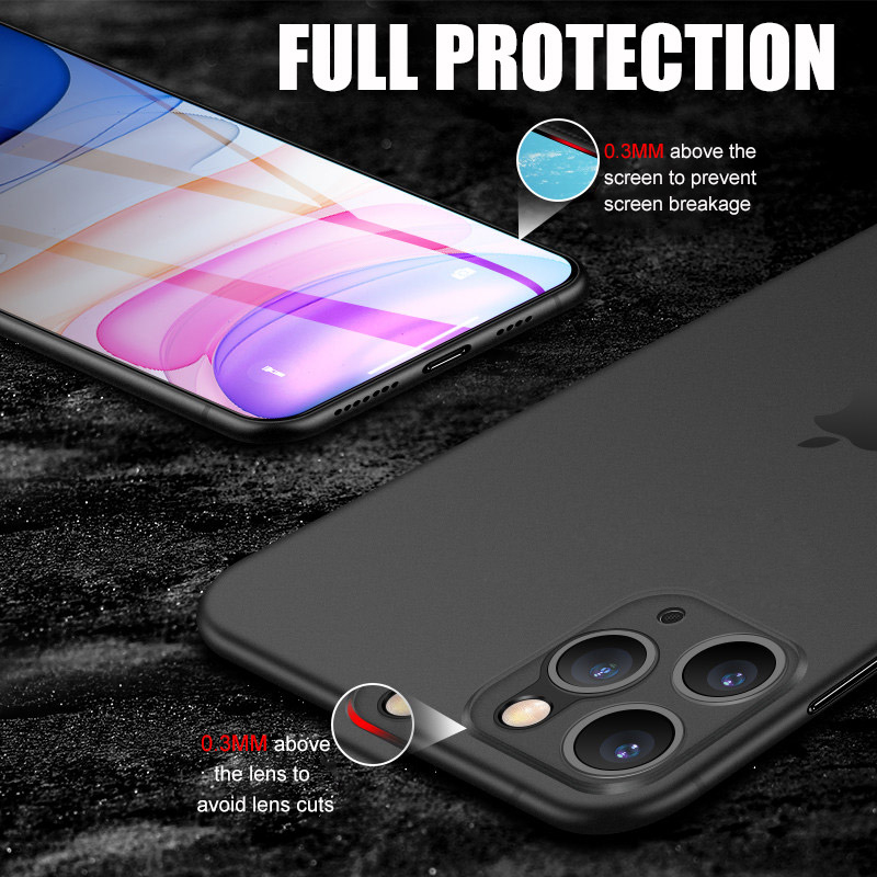 Coque arrière en PP ultra-mince de 0.3mm pour iPhone, modèles 15 Pro Max, 15 Plus, 15 Pro Max, nouveauté