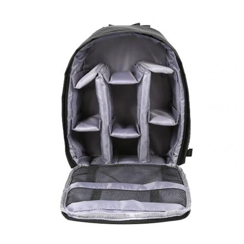 Soft Nylon camera bag Outdoor Waterproof Photography DSLR Camera Backpack Women Men Travel Bag Pack: Grey