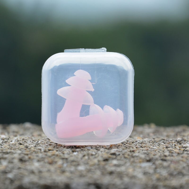 Soft mushroom Silica gel Ear Plugs Tapered Travel Sleep supplies Noise Prevention Swimming waterproof Earplugs MR125