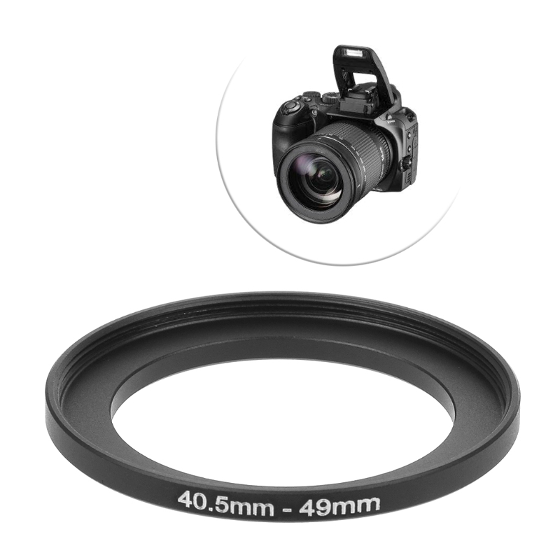 40.5mm Tot 49mm Metalen Step Up Ring Lens Adapter Filter Camera Tool Accessoires