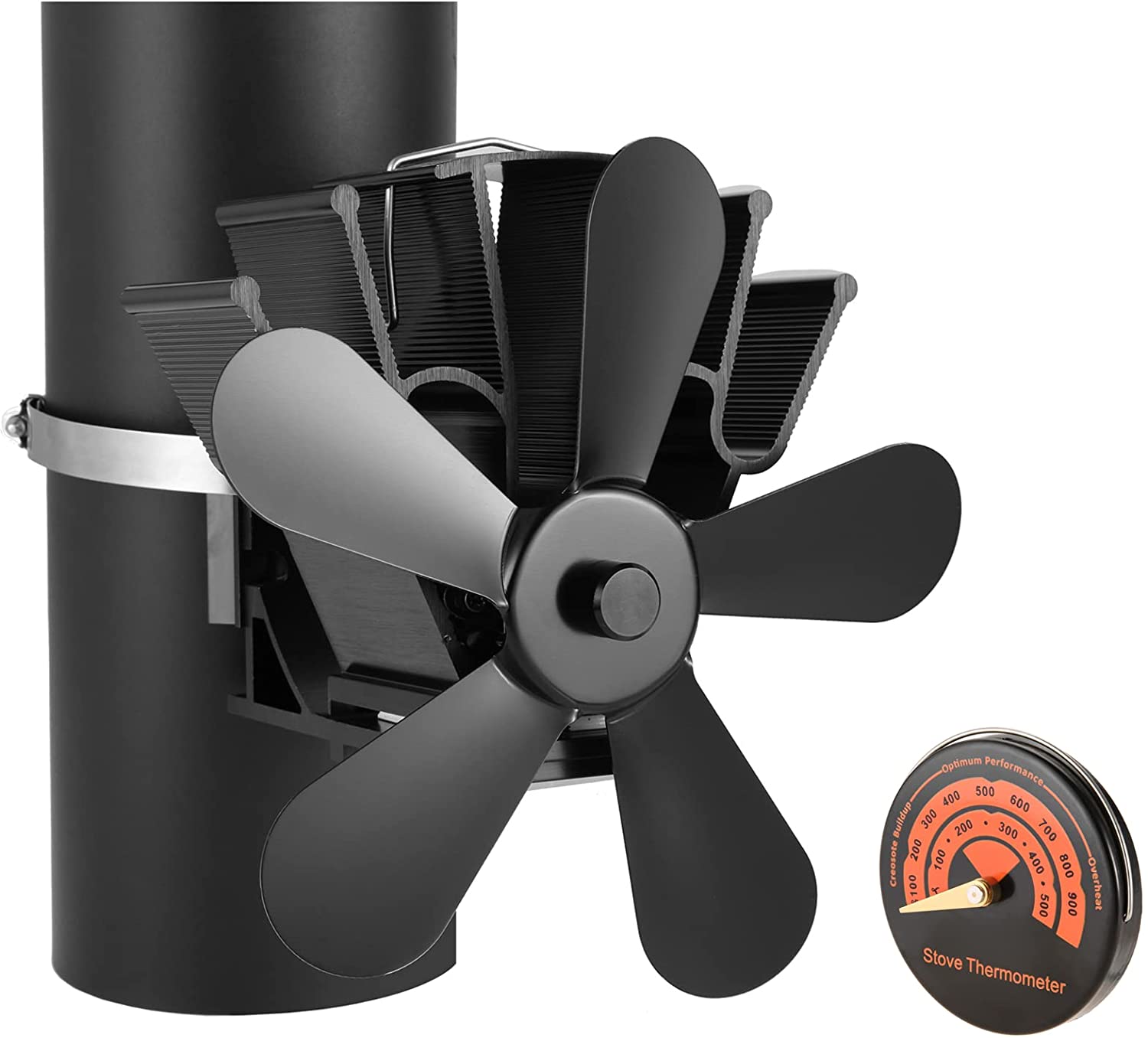 Valiant Remora Magnetische rookkanaal pijp kachel ventilator en thermometer Pack