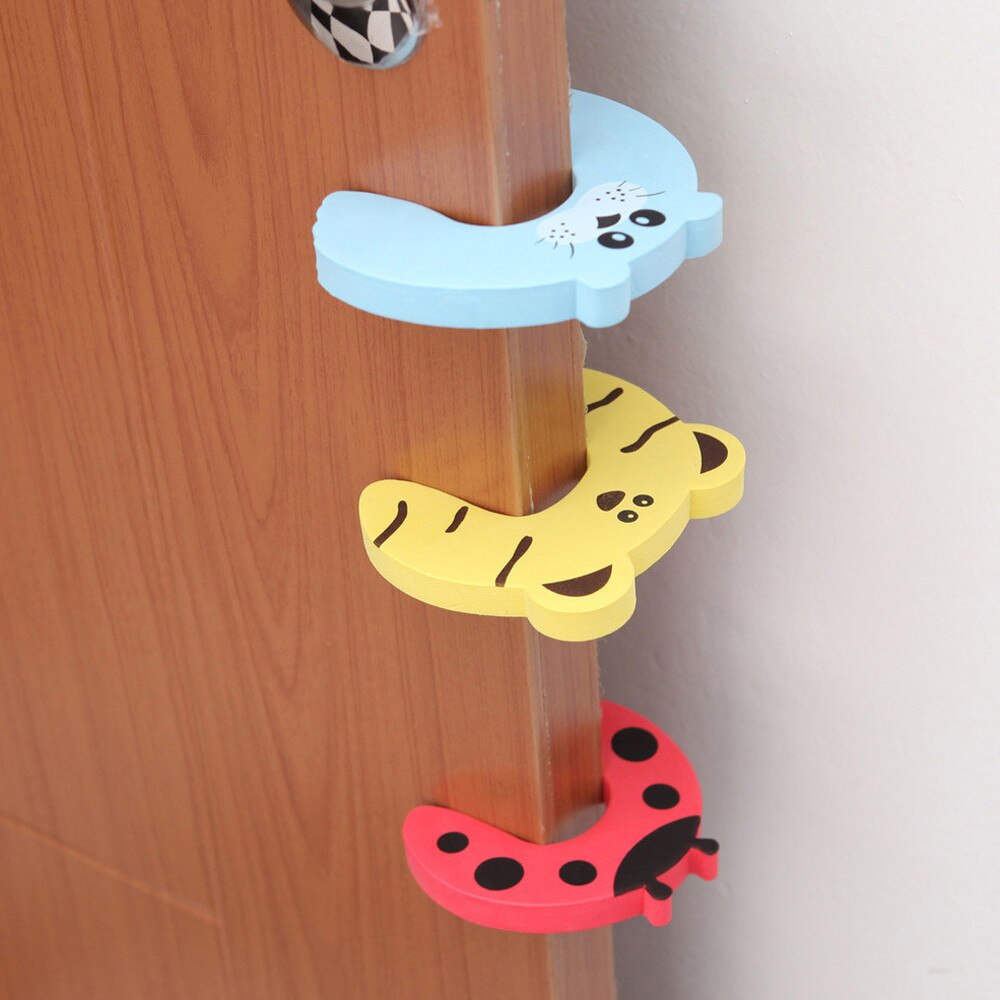 1 Pcs Clamp Protection For Window Doors Doorstop Window Stopper Protection Children Easy Useful L*5