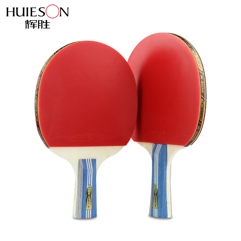 Huieson-raqueta de Ping Pong de 3 estrellas, raqueta de tenis de mesa con bolsa para entrenamiento