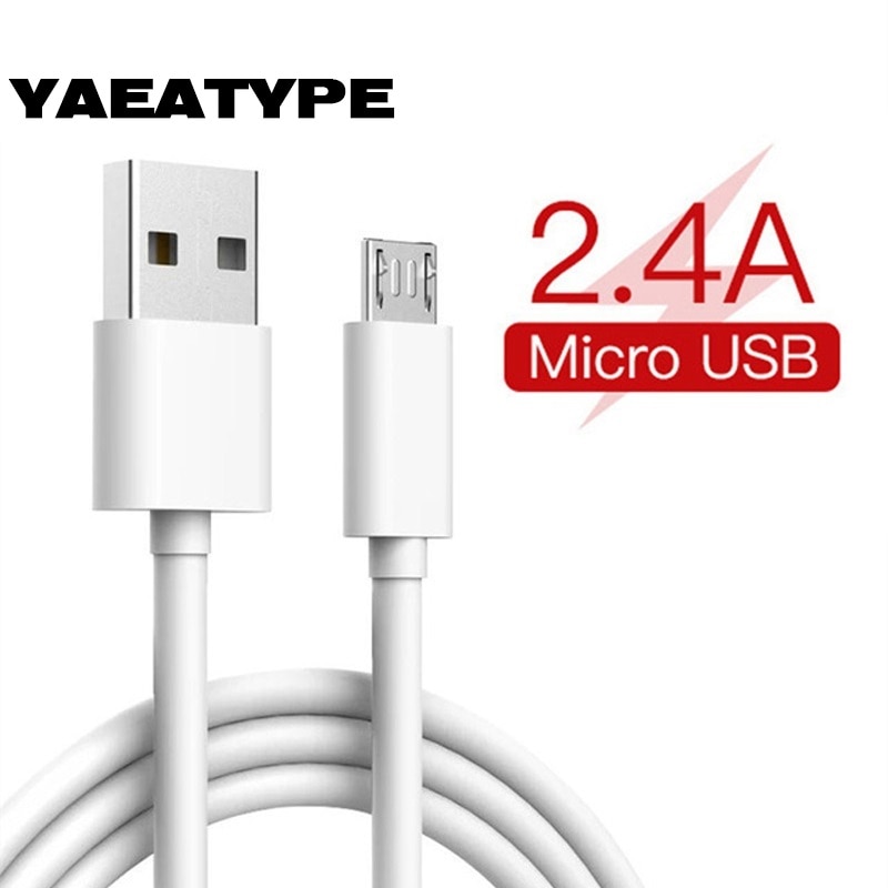 Micro Usb Kabel 1 M Lange Usb Mobiele Telefoon Fast Charger Kabel Voor Samsung Galaxy A6 A7 J7 A5 J5
