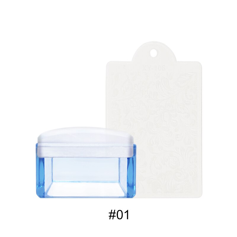 Saviland Gel Vernis pour Nail Stamping Plaques Timbre Nail art Modèle Gel Polonais pour Ongles Stemping bricolage Nail Joint Racleur: 1